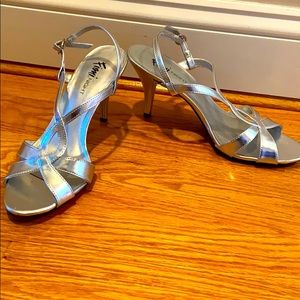 Silver heels